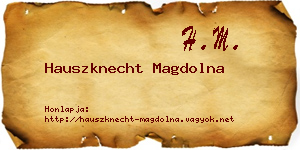 Hauszknecht Magdolna névjegykártya